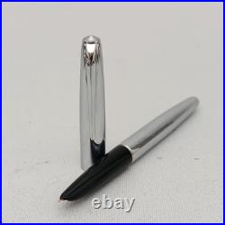 HERO 100 Flighter Steel Fountain Pen 14k EF Nib Extremely Rare Vintage NOS
