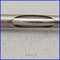 HERO 100 Flighter Steel Fountain Pen 14k EF Nib Extremely Rare Vintage NOS