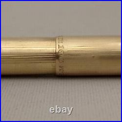 HERO 100 Gold Rolled 12k 1/10 Fountain Pen 12k Nib VTG 70s Very Rare COLLECTIBLE