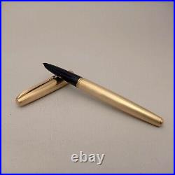 HERO 100 Gold Rolled 12k 1/10 Fountain Pen 12k Nib VTG 70s Very Rare COLLECTIBLE