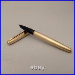 HERO 100 Gold Rolled 12k 1/10 Fountain Pen 12k Nib VTG 70s Very Rare COLLECTIBLE