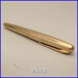 HERO 100 Gold Rolled 12k 1/10 Fountain Pen 12k Nib VTG 70s Very Rare COLLECTIBLE