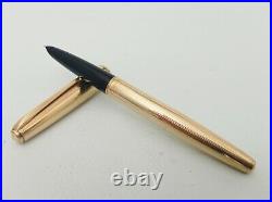 HERO 100 Gold Rolled 12k 1/10 Fountain Pen 12k Nib VTG 71s Very Rare COLLECTIBLE