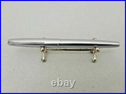 HERO 100 Steel Fountain Pen 14k EF Nib Extremely Rare Vintage Excellent