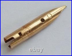 HERO 100 Steel Fountain Pen 14k EF Nib Extremely Rare Vintage Excellent