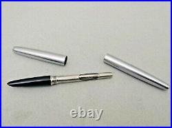 HERO 100 Steel Fountain Pen 14k EF Nib Extremely Rare Vintage Excellent