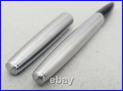 HERO 100 Steel Fountain Pen 14k EF Nib Extremely Rare Vintage Excellent