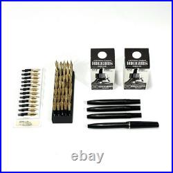 HUGE LOT 53 Vintage Osmiroid Calligraphy Fountain Pen Nibs Ink England RARE