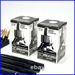 HUGE LOT 53 Vintage Osmiroid Calligraphy Fountain Pen Nibs Ink England RARE