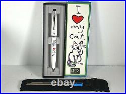 Hallmark & Cross Solo Ballpoint Pen I Love My Cat With Extras! -rare