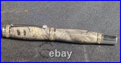 Handmade Exotic Extremely Rare Buckeye Burl Wood Rollerball Fountain Pen 1615a