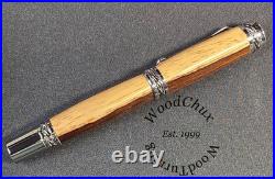 Handmade Exotic Extremely Rare Cocobolo Wood Rollerball Or Fountain Pen 1612