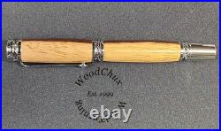 Handmade Exotic Extremely Rare Cocobolo Wood Rollerball Or Fountain Pen 1612a