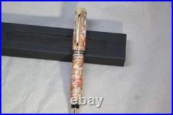 Handmade Tycoon Fountain Pen in Precious Metals with Golden Parts (RARE FIND)