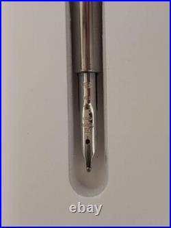 Hermes Nautilus Pilot Fountain Pen Stub Nib SU 18K Capless With Box Used Very Rare