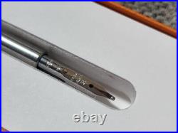 Hermes Nautilus Pilot Fountain Pen Stub Nib SU 18K Capless With Box Used Very Rare
