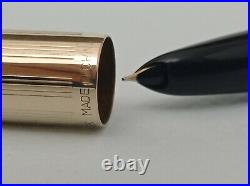 Hero 100 Gold Filled 1/10 12k Fountain Pen 12k Nib Vintage Excellent Rare Boxed