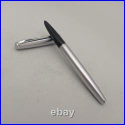Hero 100 Stainless Steel Fountain Pen 14k F Nib Extremely Rare Vintage'70s