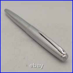 Hero 100 Stainless Steel Fountain Pen 14k F Nib Extremely Rare Vintage'70s