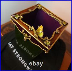 Jay Strongwater Butterfly Pen/Pencil Holder NEW & RARE