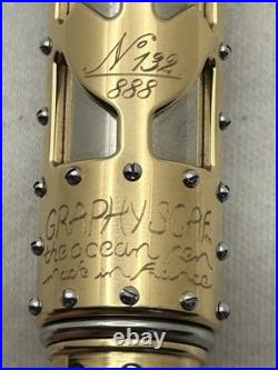 Jean P. Lepine Graphyscaf, the Ocean, LE of 888 Pieces, 18K M Nib-Rare