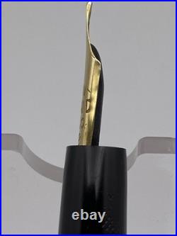 John Holland Eyedropper F Pen Gold Snail Overlay 14K Flexy Nib C 1891-1910 RARE
