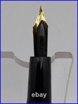 John Holland Eyedropper F Pen Gold Snail Overlay 14K Flexy Nib C 1891-1910 RARE