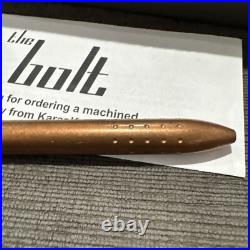 Karas Kustoms Pen Co USA Copper Bolt Rollerball G2 Brand New In Retail Rare