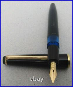 Kaweco Dia 02g Black Fountain Pen 14k Ef Nib Vintage Excellent Rare