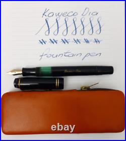Kaweco Dia 87a Celluloid Piston Fountain Pen Ss Ef Flex Nib Vintage 30s Rare