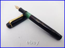 Kaweco Dia 87a Celluloid Piston Fountain Pen Ss Ef Flex Nib Vintage 30s Rare