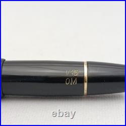 Kaweco Sport V16 Black Piston Fountain Pen 14k Om Rare Nib Vintage 70s