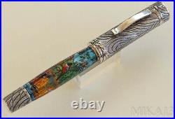 Krone Rollerball Pen Audubon # 7/28 Brand New, Very Rare And Complete