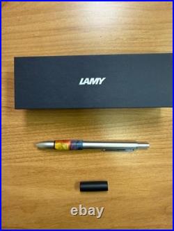 LAMY Accent L495 4-in-1 Multi Pen Swirled Gas Giant Wood Grip Silver New & Rare