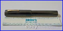 L@@K! Parker Black Giant pen with Lucky Curve No. 12 nib! Rare, Rare, Rare