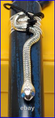 Laban Snake Indigo Ebonite Limited Edition 15/500 Rollerball Pen Rare