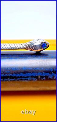 Laban Snake Indigo Ebonite Limited Edition 15/500 Rollerball Pen Rare
