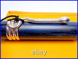 Laban Snake Indigo Ebonite Limited Edition 15/500 Rollerball Pen Rare