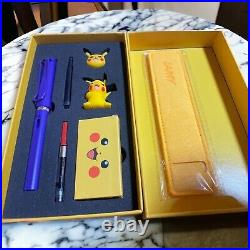 Lamy × Pokemon Pikachu Fountain Pen Limited Edition Lilac Color Rare Unused