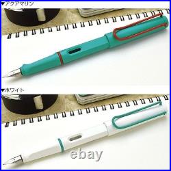 Lamy Safari Fountain Pen 4 colors set 2022 Limited F Japan 1 Used & 3 New Rare