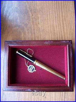 Lebouef Limited Edition Greg Norman 18k Gold Fountain Pen New In Box 1531/3068
