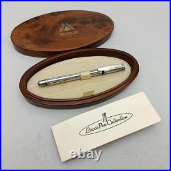 Lece Pen Collection Sterling Silver Fountain Pen SS F Nib VTG RARE Collectible