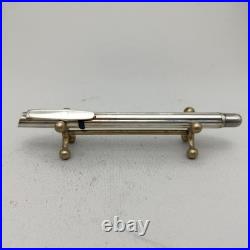 Lece Pen Collection Sterling Silver Fountain Pen SS F Nib VTG RARE Collectible