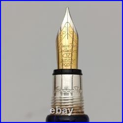 Lece Pen Collection Sterling Silver Fountain Pen SS F Nib VTG RARE Collectible