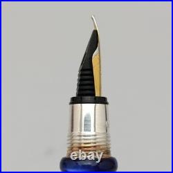 Lece Pen Collection Sterling Silver Fountain Pen SS F Nib VTG RARE Collectible