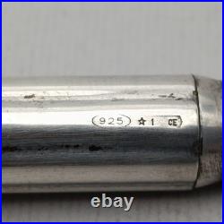 Lece Pen Collection Sterling Silver Fountain Pen SS F Nib VTG RARE Collectible