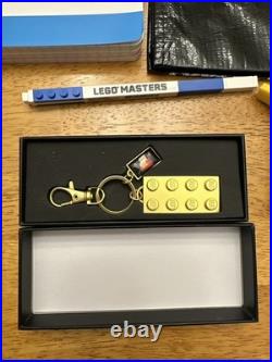 Lego Masters Promo Rare Items Metal Key Chain Bag Pen Notebooks NEW