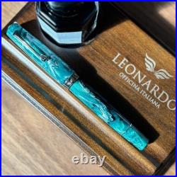 Leonardo Moment Magico Jonathan Brooks Teal Fountain Pen Limited 100 New Rare EF