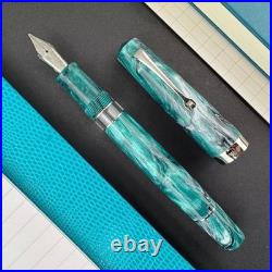 Leonardo Moment Magico Jonathan Brooks Teal Fountain Pen Limited 100 New Rare EF