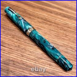 Leonardo Moment Magico Jonathan Brooks Teal Fountain Pen Limited 100 New Rare EF